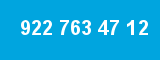 922 763 47 12 922 763 47 12